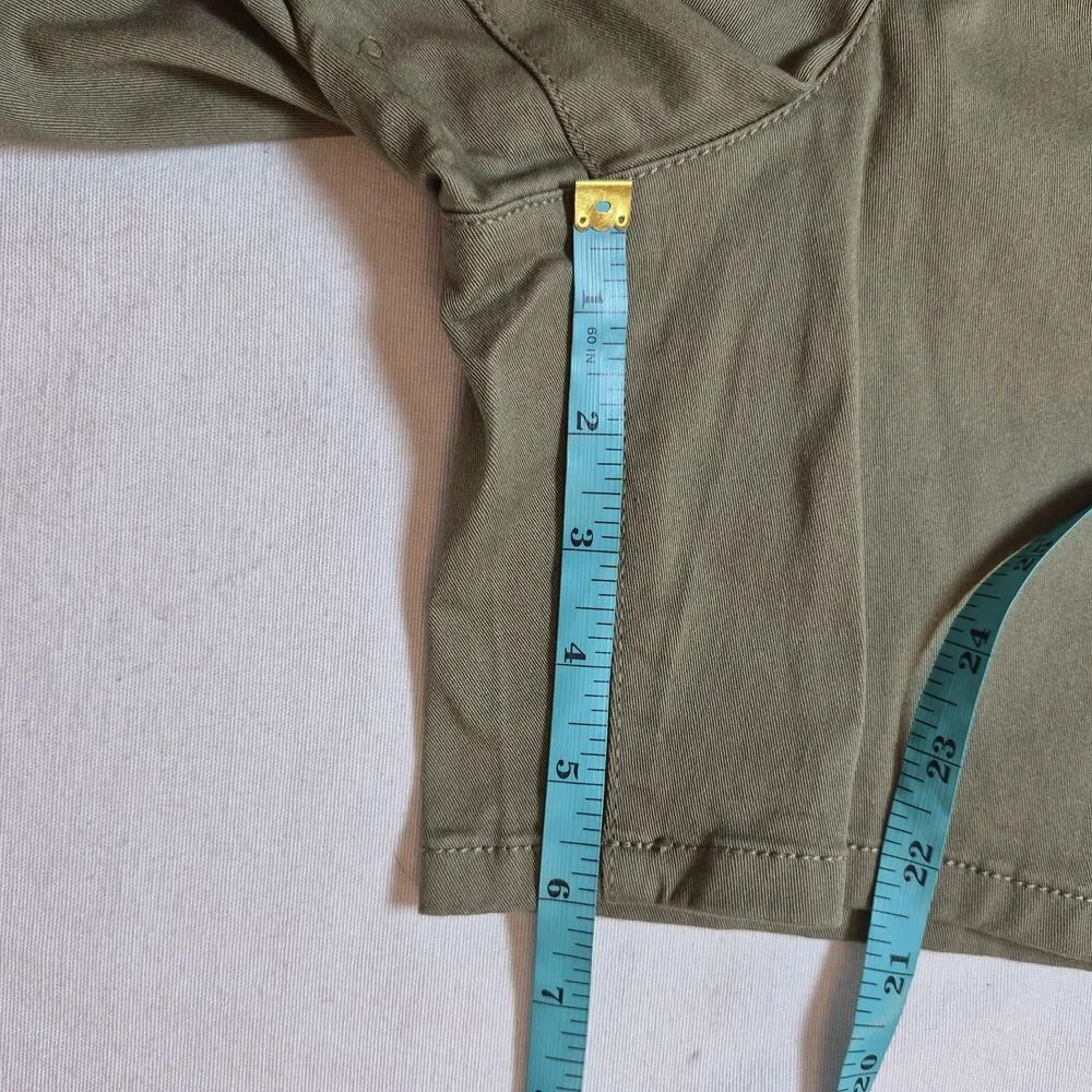 RSQ Men's Pull On Shorts Size XL Military Green Elastic Waist Pockets